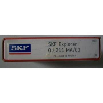 NEW IN BOX SKF QJ 211 MA/C3 Four point contact bearings, ID 55 mm, OD 100 mm 