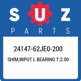 24147-62JE0-200 Suzuki Shim,input l bearing t:2.00 2414762JE0200, New Genuine OE
